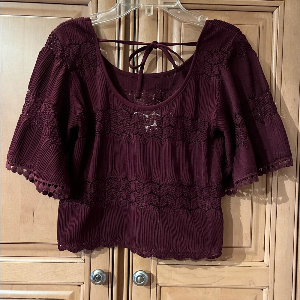 Band Of Gypsies Crochet Top & Skirt Set - Picture 3 of 8